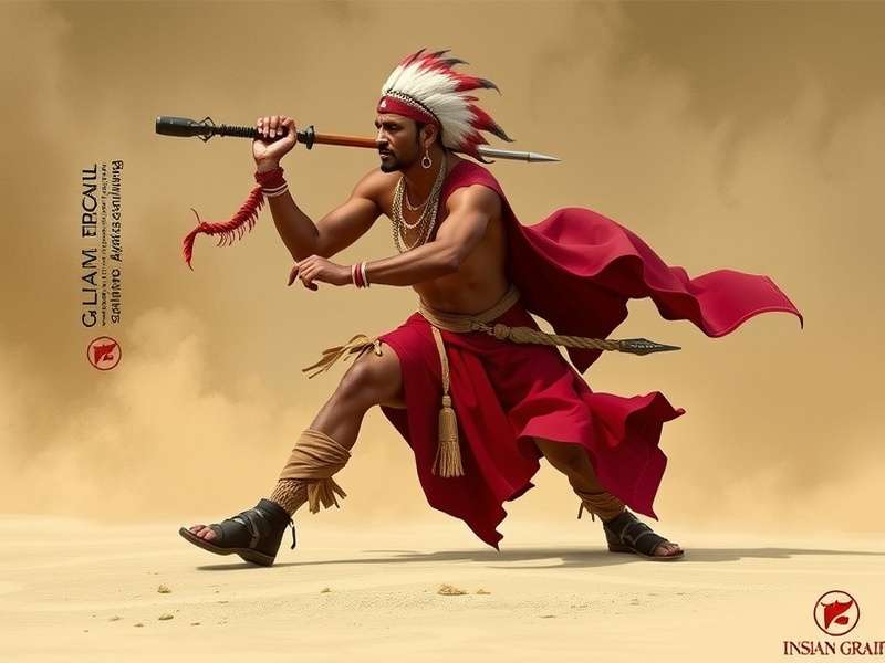 Indian Spin Warrior Gameplay Screenshot